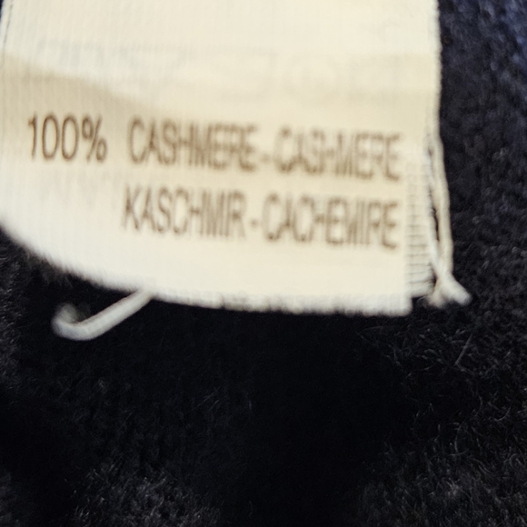 Brunello Cucinelli Cashmere Vavy Blue Cardigan Made In Italy - Picture 10 of 11